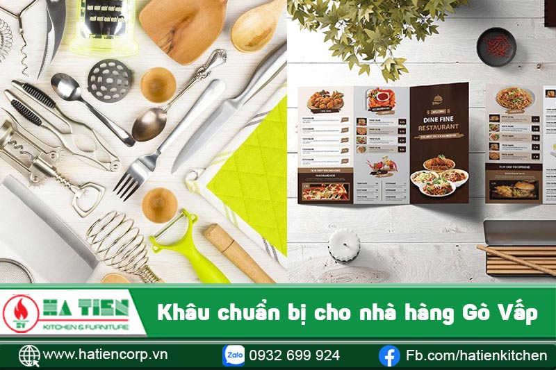 Khâu chuẩn bị cho nhà hàng Gò Vấp