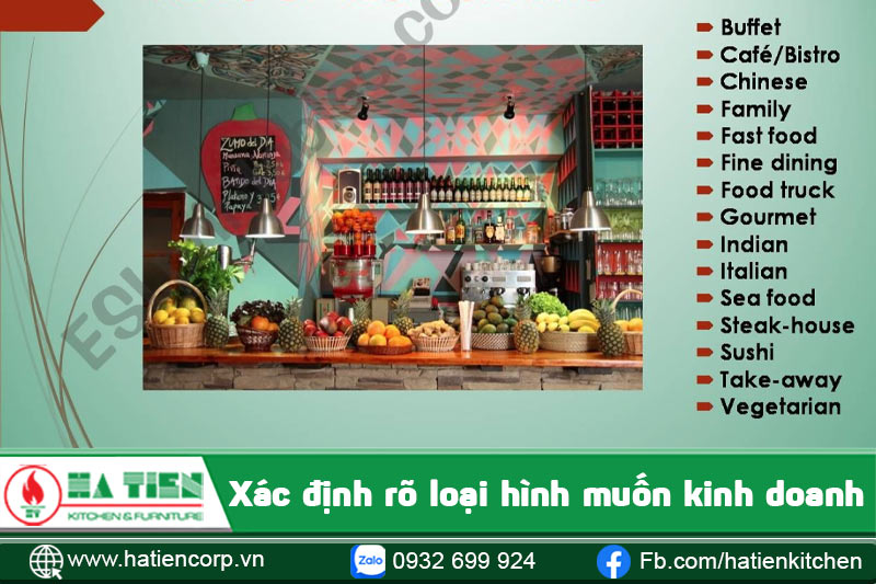 mở quán ăn cần những gì 1