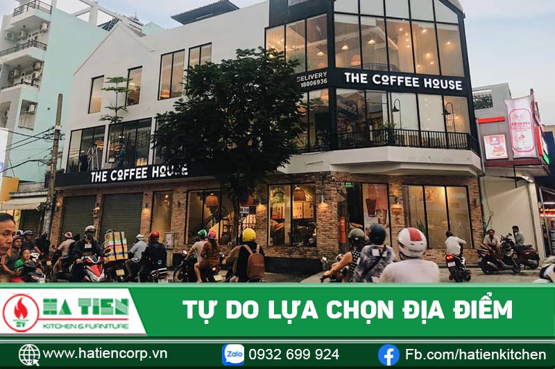 Tự do lựa chọn địa điểm