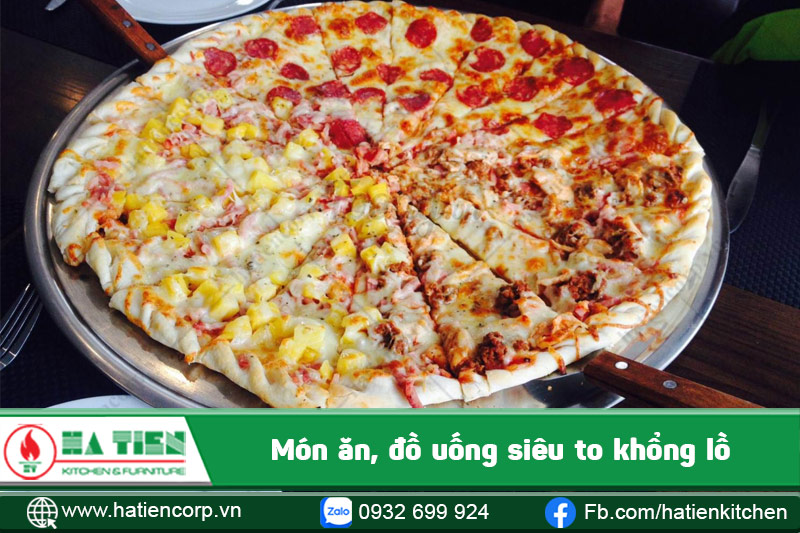 Ý tưởng kinh doanh nhà hàng với thức ăn đồ uống đều siêu to khổng lồ khiến khách hàng khao khát muốn thử 