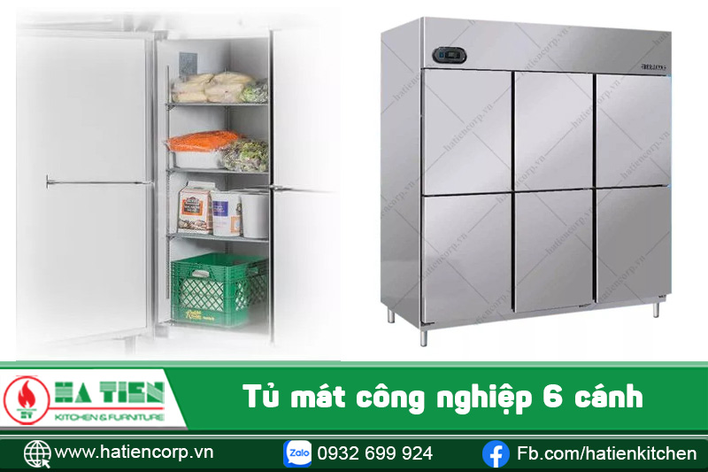Tủ mát công nghiệp 6 cánh