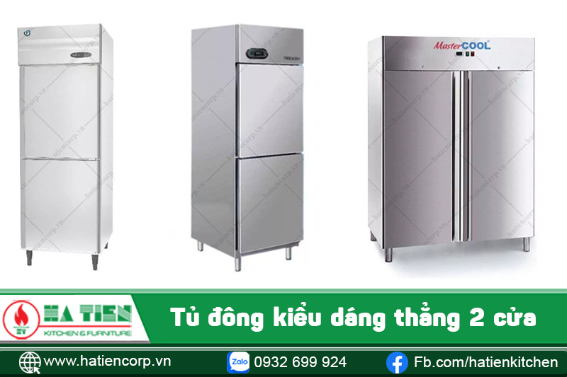 Tủ đông kiểu dáng thẳng 2 cửa