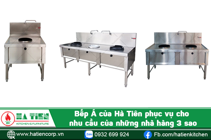 Bếp á là một trong các loại bếp gas công nghiệp phổ biến