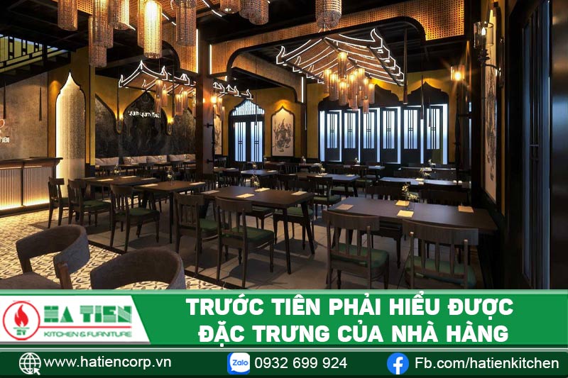Thiết kế nhà hàng món Thái trước tiên phải hiểu được đặc trưng nhà hàng