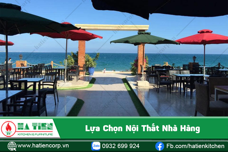 Nội thất nhà hàng cần sắp xếp gọn gàng