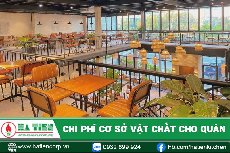 Chi phí cơ sở vật chất cho quán