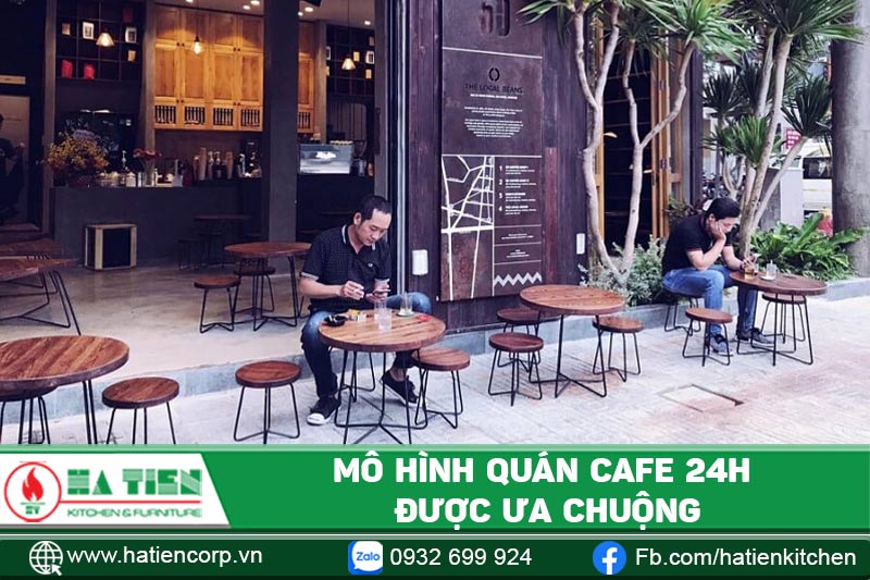 Mô hình quán cafe 24h được ưa chuộng