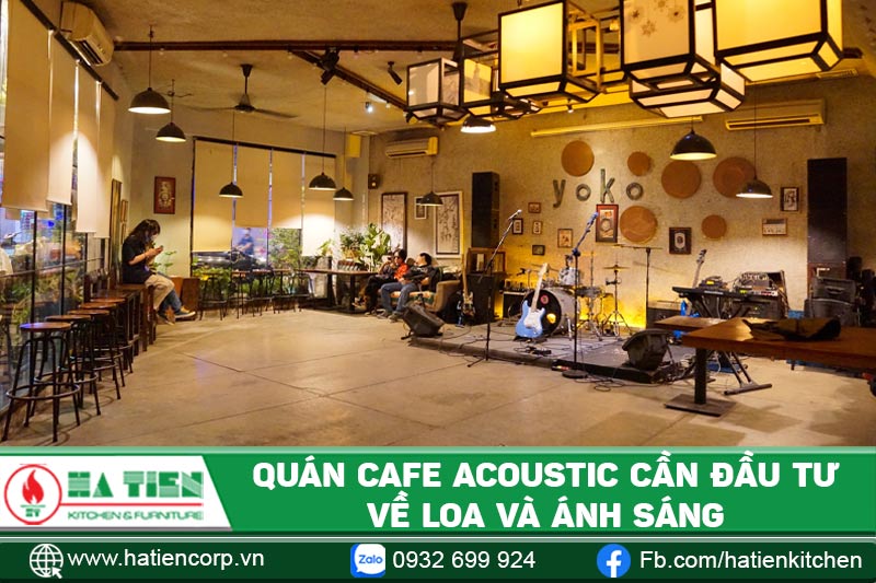 Cần đầu tư về loa và ánh sáng