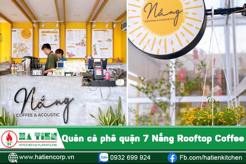 Quán cà phê quận 7 Nắng Rooftop Coffee