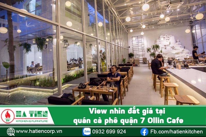 View nhìn đắt giá tại quán cà phê quận 7 Ollin Cafe