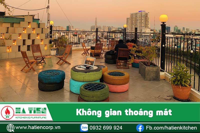 quán cà phê sân thượng 2