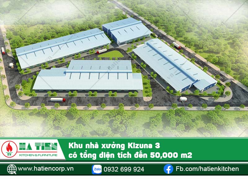 Khu nhà xưởng Kizuna với diện tích 50,000m2