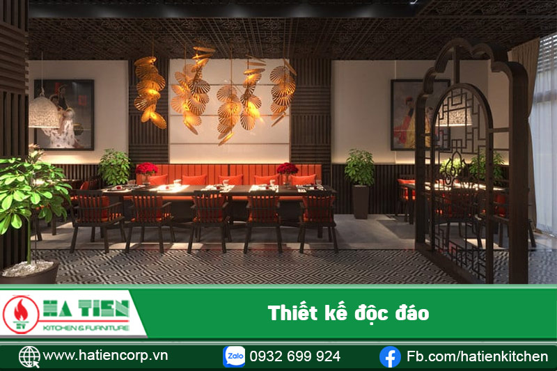 Thiết kế điểm nhấn nhà hàng phù hợp với nhóm khách hàng tiềm năng