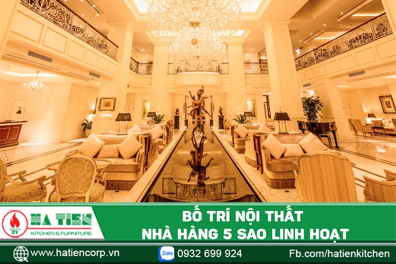 thiết kế nhà hàng 5 sao quận 1