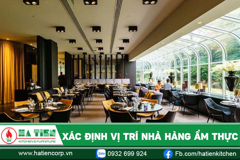 Xác định vị trí nhà hàng ẩm thực 