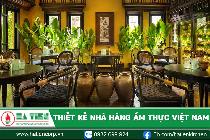 Thiết kế nhà hàng ẩm thực Việt Nam