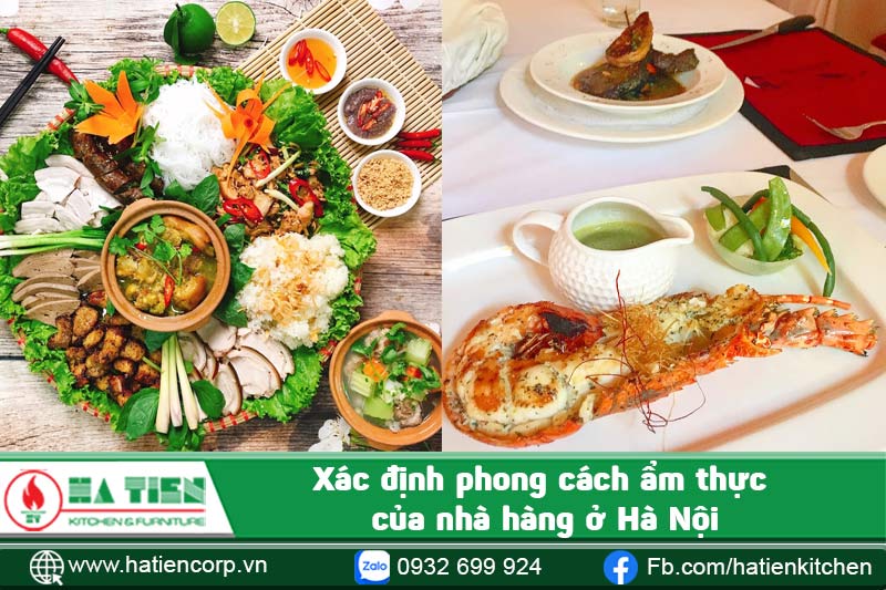 Xác định phong cách ẩm thực của nhà hàng 