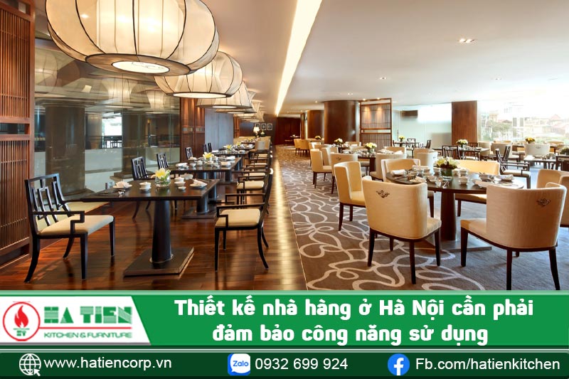 Thiết kế cần phải đảm bảo công năng sử dụng