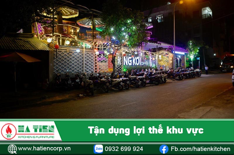 thiết kế quán cà phê cá koi 7