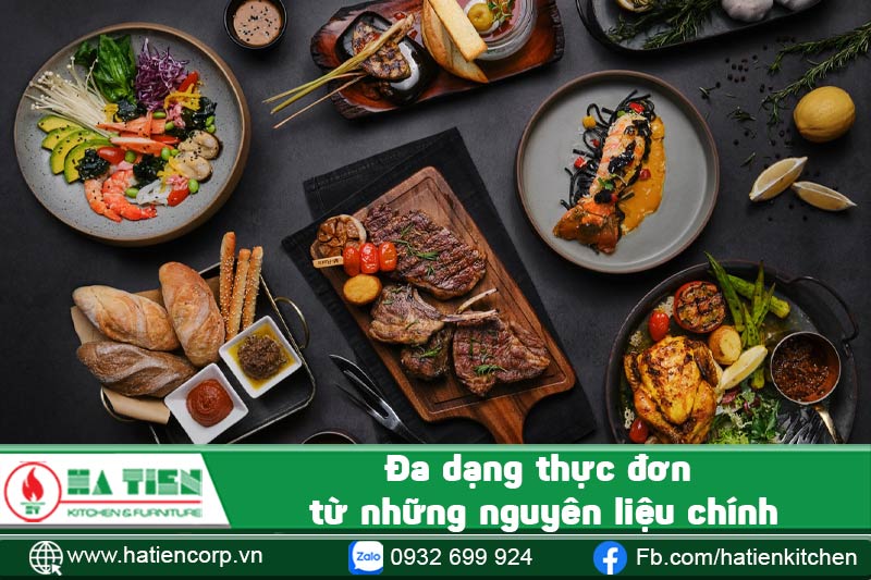 thực đơn nhà hàng âu 5