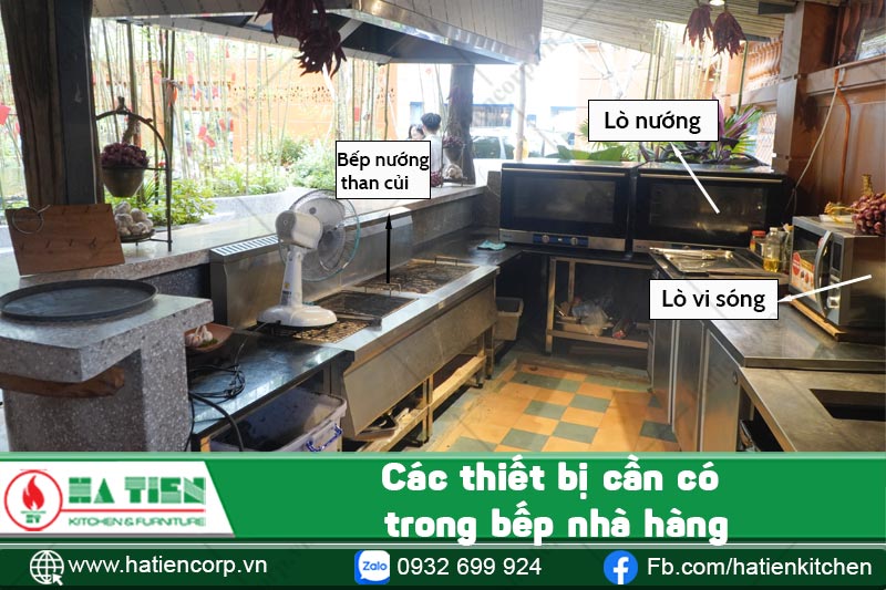 trang thiết bị trong nhà hàng 2
