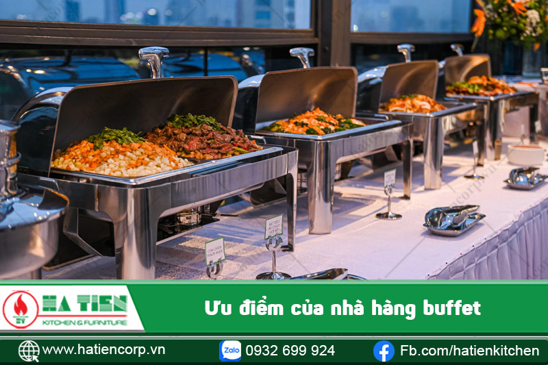 Nhà hàng buffet tiết kiệm được một khoản chi phí lớn cho nhân viên phục vụ