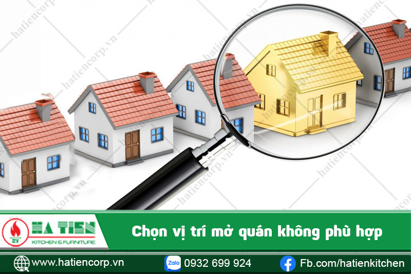 Chọn sai vị trí ảnh hưởng trực tiếp đến vận động kinh doanh của quán ăn