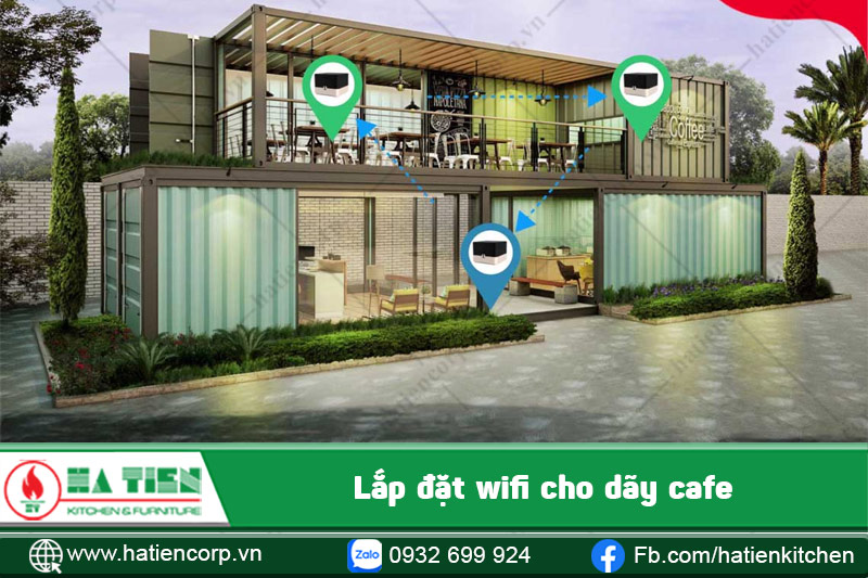 Quán cafe cần lắp wifi riêng 