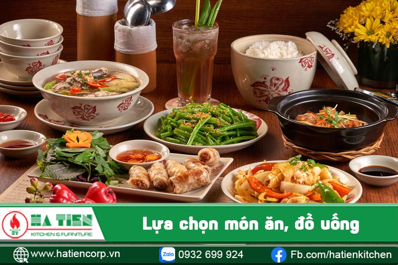 xây dựng thực đơn nhà hàng 10