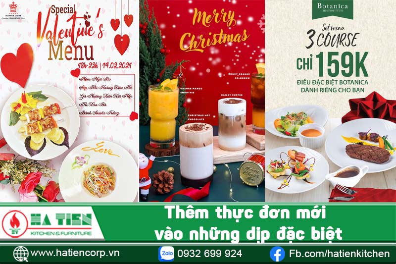 xây dựng thực đơn nhà hàng 7