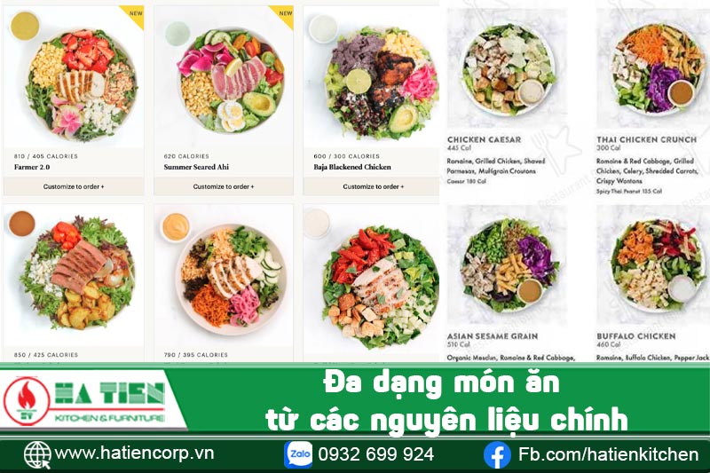 xây dựng thực đơn nhà hàng 9