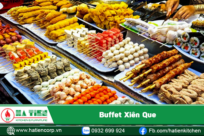 Kinh doanh nhà hàng buffet xiên que là hình thức kinh doanh hot nhất hiện nay