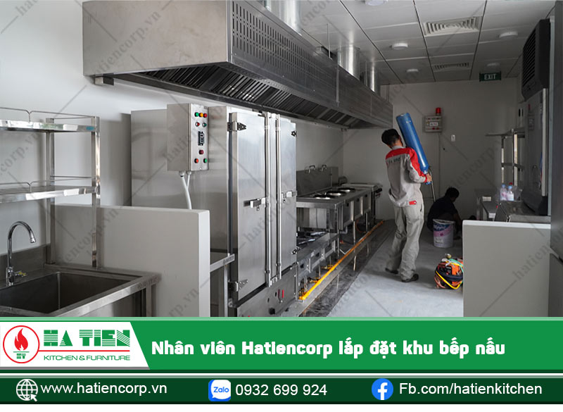 Khu bếp nấu