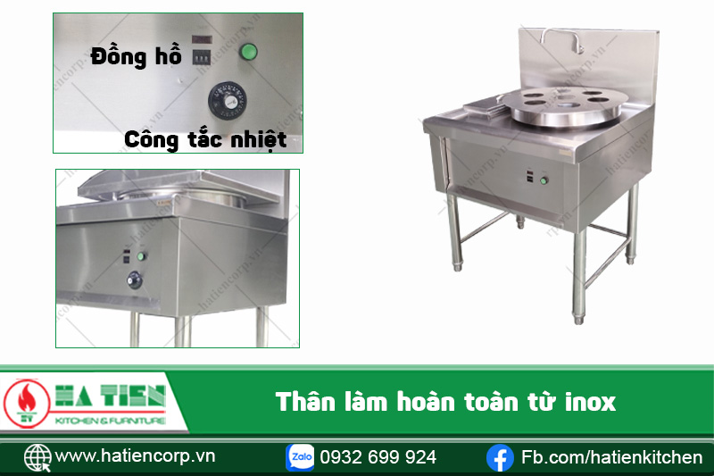 Thân bếp hấp dimsum