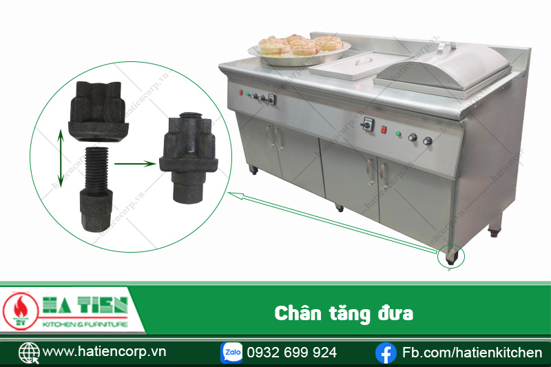 Chân quầy bếp hấp dimsum
