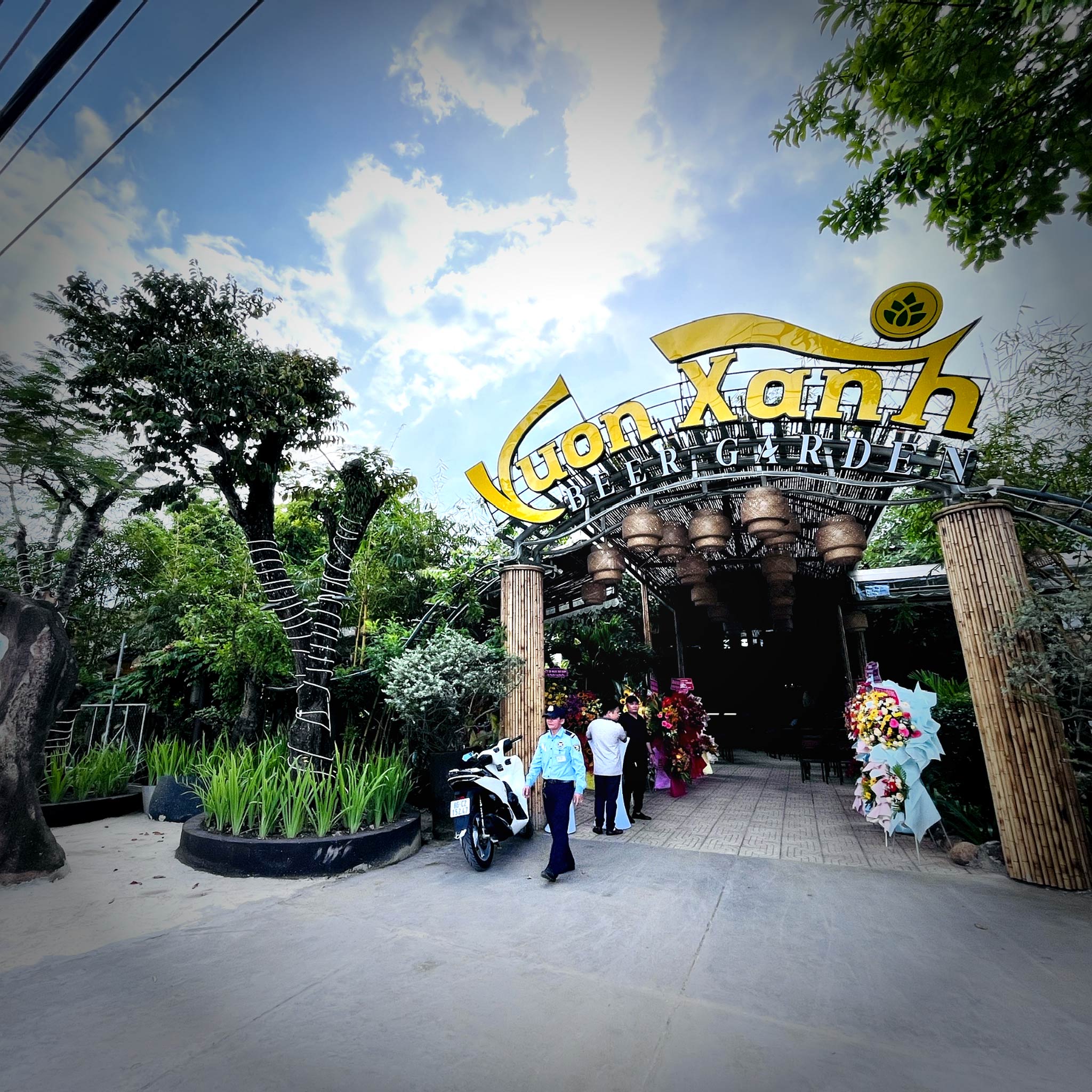 thiết kế nhà bếp quán bia garden