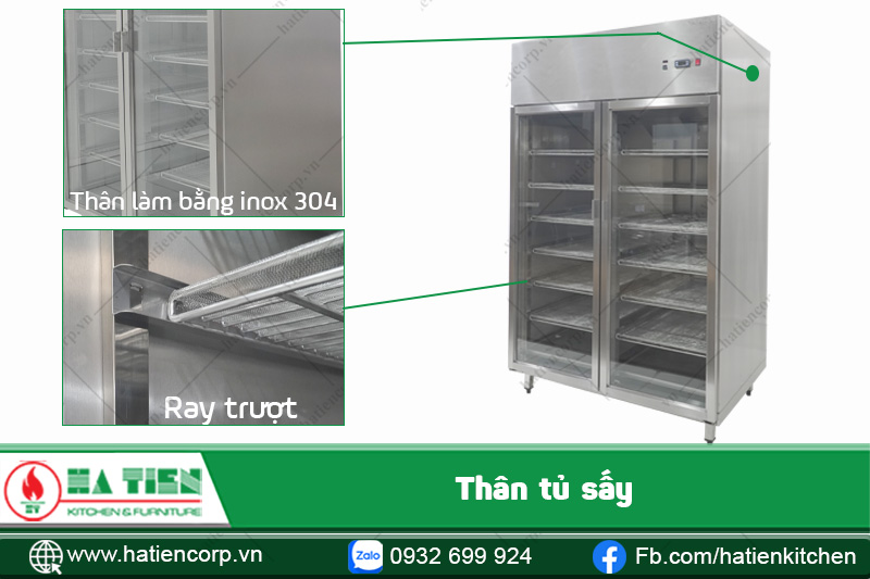 Thân tủ sấy thực phẩm