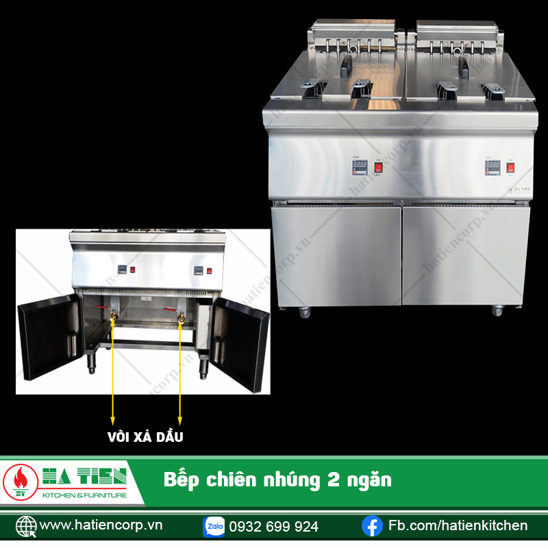 Có van xả đầu, dễ dàng thay dầu khi không sử dụng