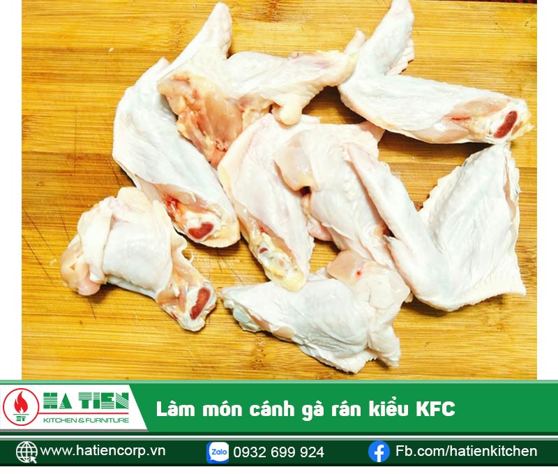 Chuẩn bị cánh gà
