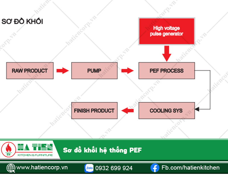 Sơ đồ khối quy trình PEF