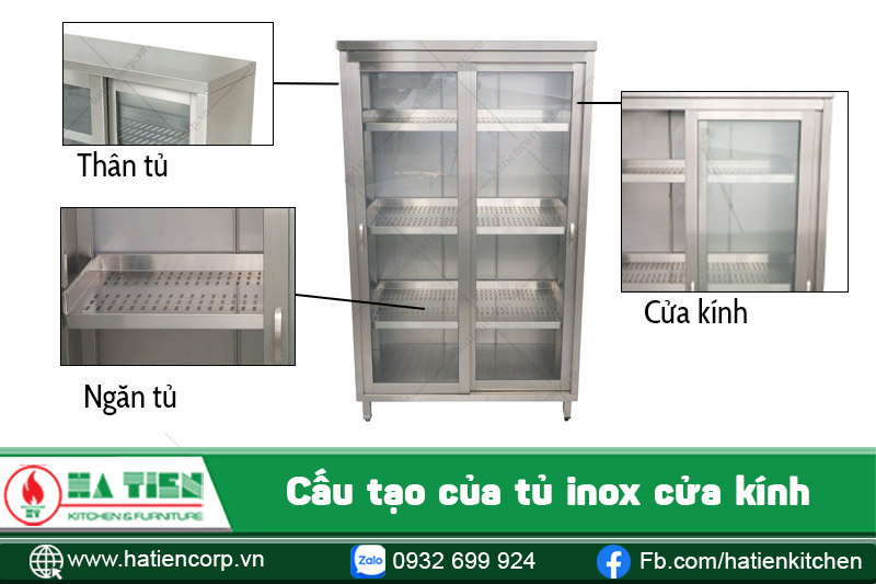 Cấu tạo của tủ inox 