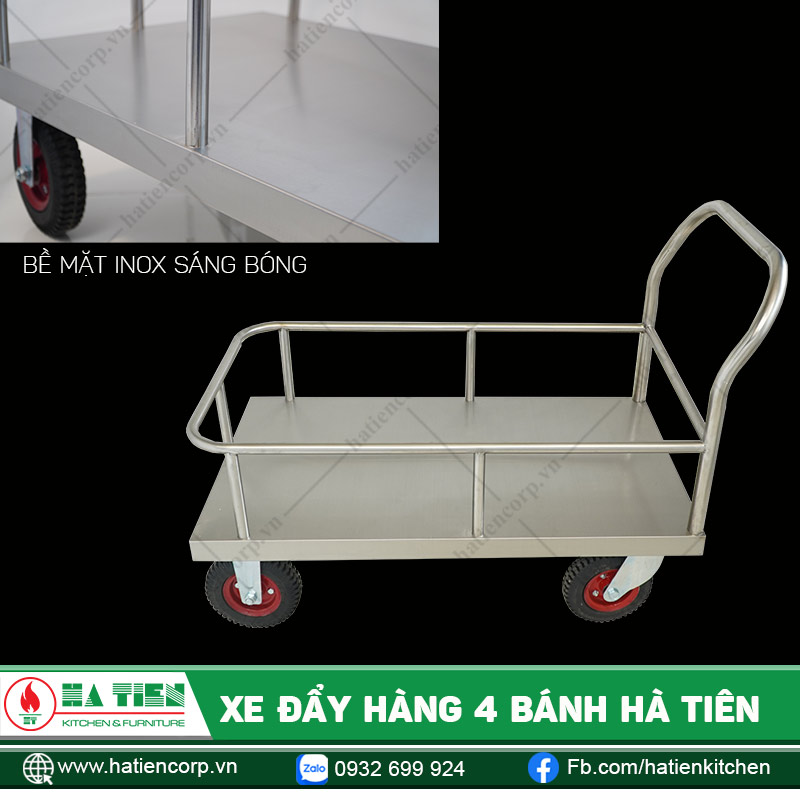 Bề mặt inox sáng bóng