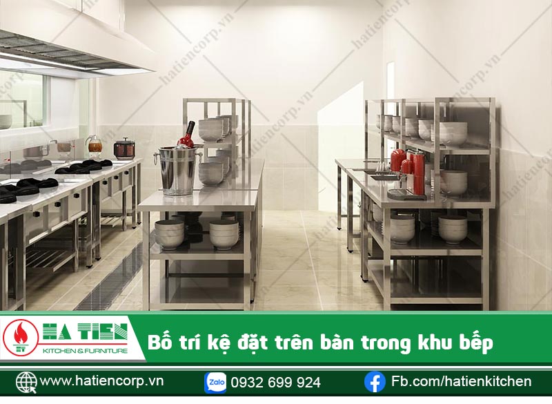 Các loại kệ đặt trên bàn của Hà Tiên