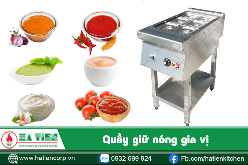 quầy giữ nóng gia vị 3