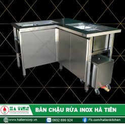 Bàn Chậu Rửa Inox Thông Minh Hà Tiên