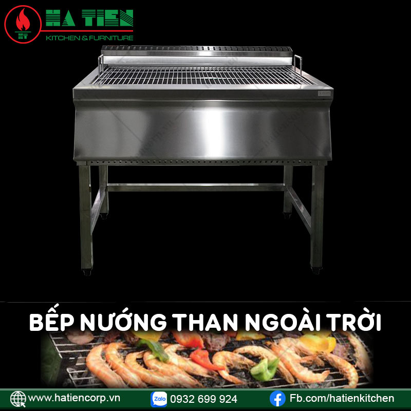 Bếp Nướng Than Ngoài Trời Hà Tiên - Bếp Nướng Than Không Kệ Dưới