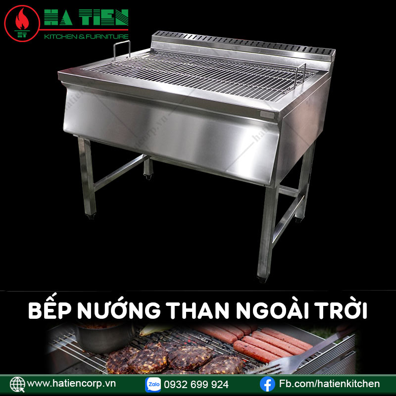 Bếp Nướng Than Ngoài Trời Hà Tiên - Bếp Nướng Than Không Kệ Dưới