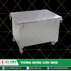 Thùng Đựng Cơm Inox - Thùng Đựng Cơm Canh Công Nghiệp