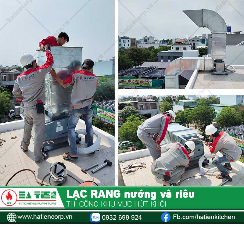 Thi công hệ thống hút khói