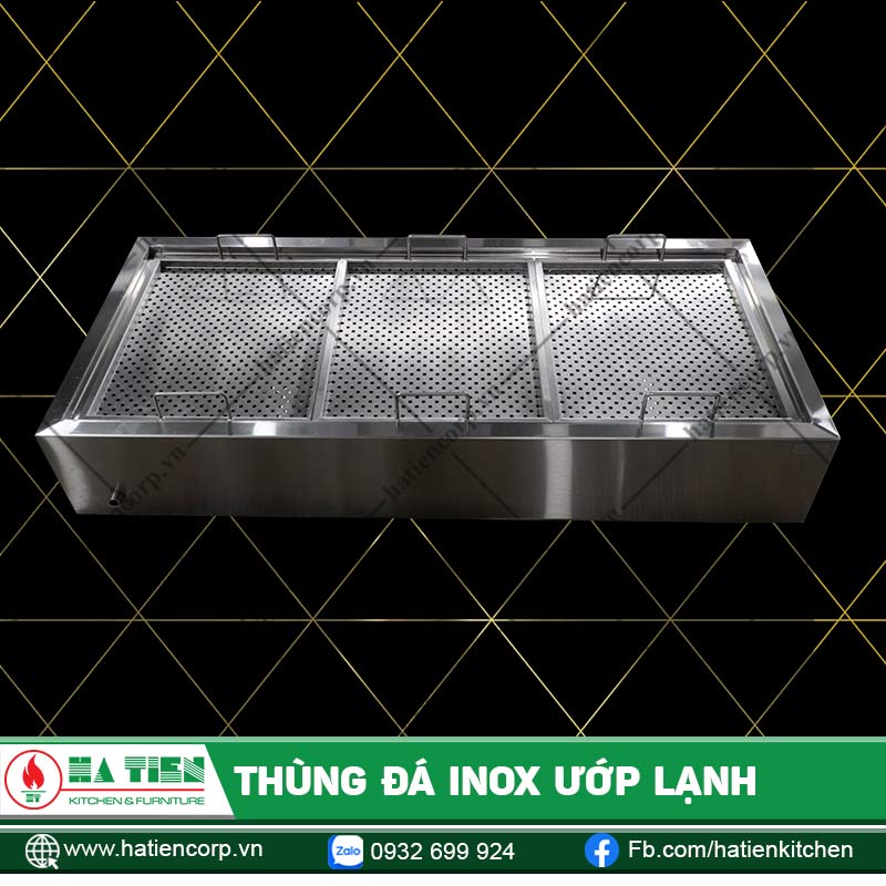 Thùng Đá Inox Ướp Lạnh